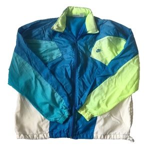 Vintage 90s Nike Gray Tag Windbreaker Jacket